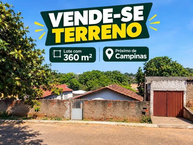 TERRENO 360 M PROX. A CAMPINAS
