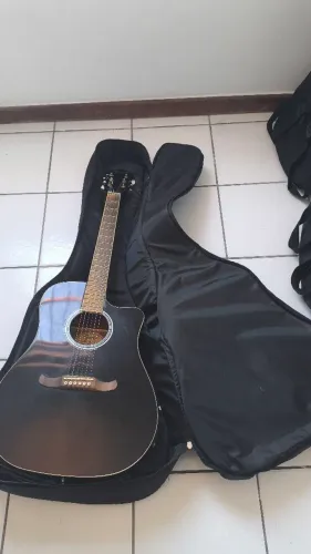 vendo violão de aço FENDER ORIGINAL comprado na europa, modelo "Fender fa 125ce"