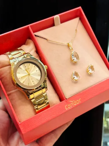 Relógio Feminino Condor Dourado