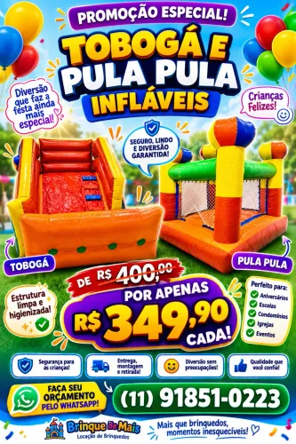 LOCAÇÃO DE BRINQUEDOS