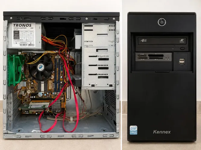 Computador Desktop - Intel Celeron + HD 500GB