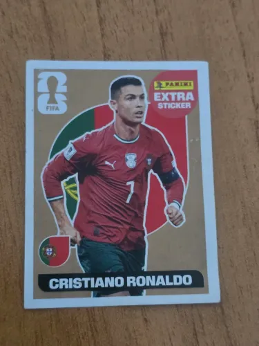 COPA DO MUNDO FIGURINHA CRISTIANO RONALDO BRONZE EXTRA, STICKER