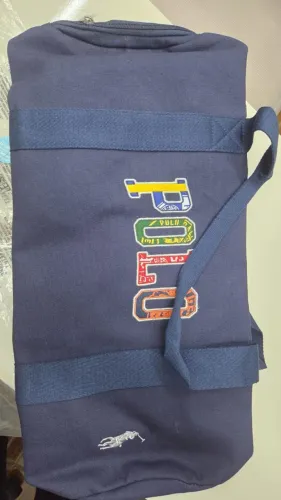 Bolsa viagem de mão, cor : azul, marca polo