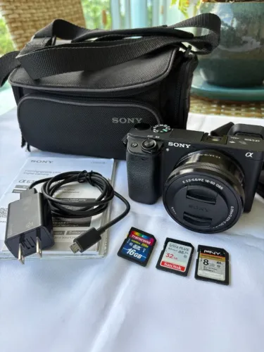 Câmera Sony a6300 completa