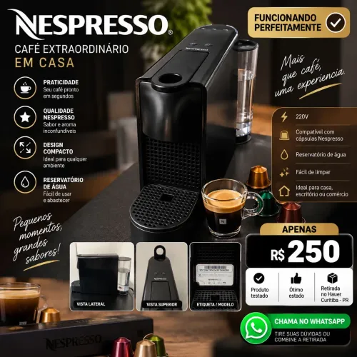 ? Máquina Nespresso 220V ? Funcionando Perfeitamente