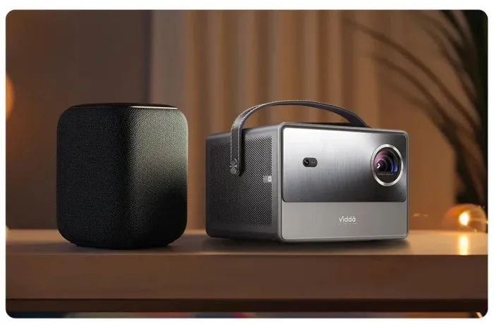 projetor laser TV Hisense Vidda C1air triplo laser Full HD 4k