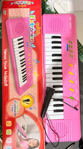 Teclado musical infantil