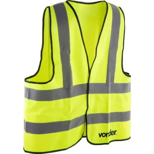 Colete refletivo tipo blusão, sem bolso, amarelo, CV 102 VONDER