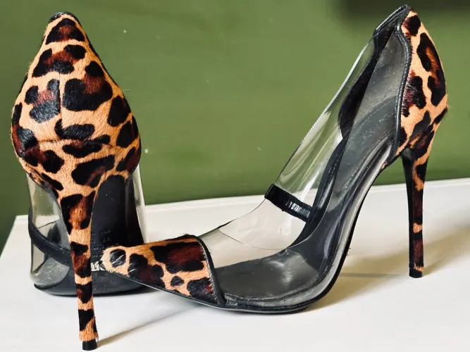 Scarpin Schutz Animal Print