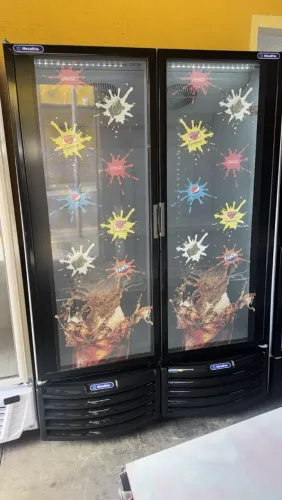 Geladeira expositora dupla porta de vidro COM GARANTIA e PRONTA ENTREGA