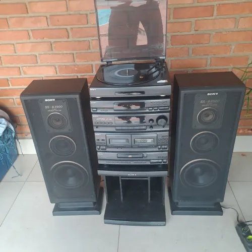 Aparelho de som sony LBT =A390 muito novo completo com as cxs