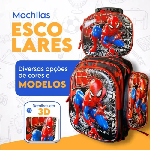 Mochila escolar infantil 
