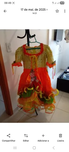 Vestido quadrilha junina 