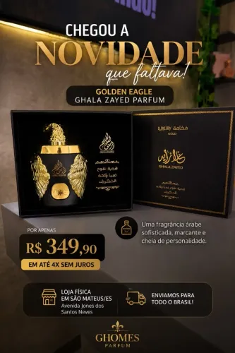 Edição de luxo Ghala Zayed Gold - Perfume Árabe