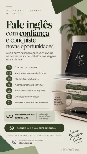 Aula de inglês