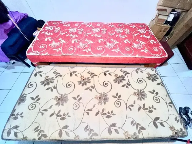 Cama box solteiro com cama auxiliar