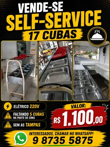 Self service 17 cubas