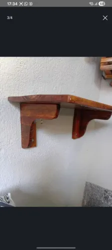 Prateleira rústica madeira