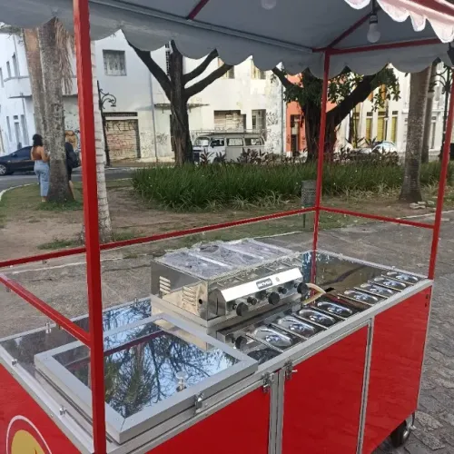 Food Cart Carrinho de lanche para Cachorro Quente