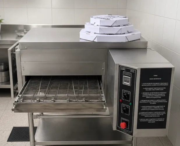 FORNO ESTEIRA JJAC JJ 50-28 | 220V | Apenas 10 meses de uso | Estado de Novo