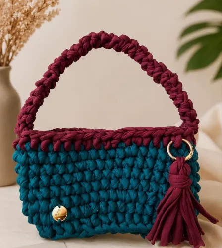 Bolsa crochê
