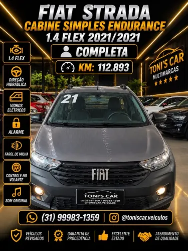 Fiat Strada Endurance 1.4 Flex 8V CS Plus 2021