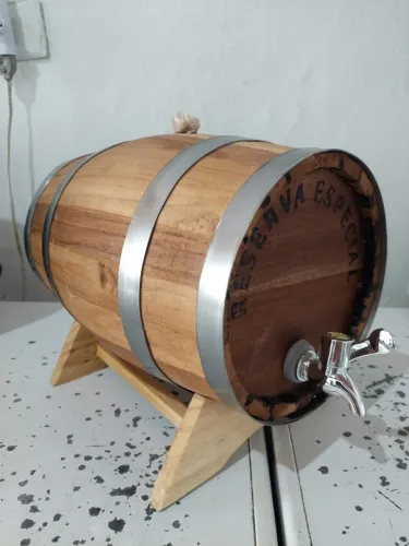 Barril (tonel) de carvalho com 5 litros