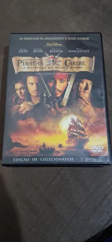 Coleção Piratas do Caribe - 4 DVD's originais