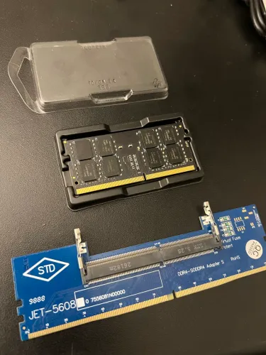 KIT MEMÓRIA RAM DDR4 16GB 2666MHz COM ADAPTADOR PARA PC