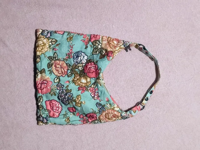 bolsa antiga vintage floral bordado feita a mão antigo antiquario moda romântica arte bela