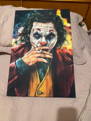 Tela Coringa pintado a mão