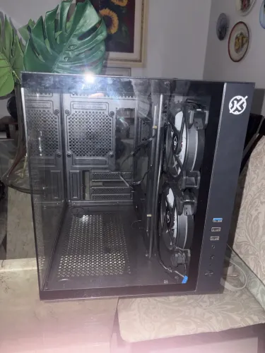 GABINETE KALKAN MIDGARD MTX COM FITA DE LED E 2 FANS