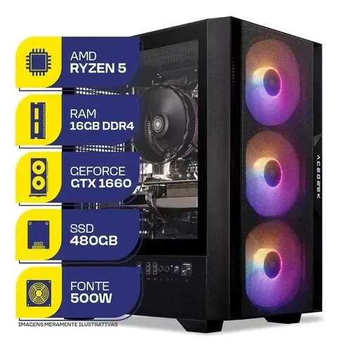 PC Gamer Rayzen5+gtx1660