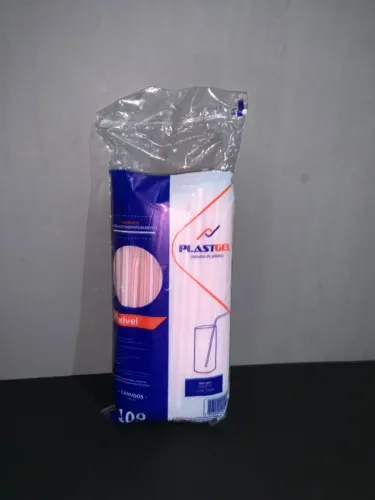 CANUDO PLASTICO DOBRAVEL C/100UNI PLASTGEL = R$ 4,99 / 10 UNIDADES DISPONIVEIS