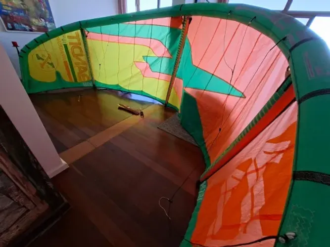 Kit Kitesurf Completo: F-One Bandit 11m (2017) + Slingshot RPM 9m (2011) - Tudo Revisado