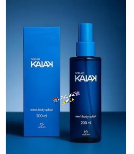 COLÔNIA BODY SPLASH KAIAK MASCULINO 200ML NATURA 