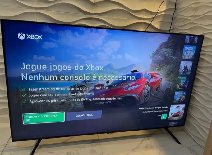 TV 43 Polegadas 4k 43 Cristal Samsung  