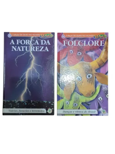 [02 livros] Coleção Recreio de Olho no Mundo: 07 A força da natureza - 16 Folclore