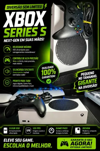 Xbox séries s 512gb branco