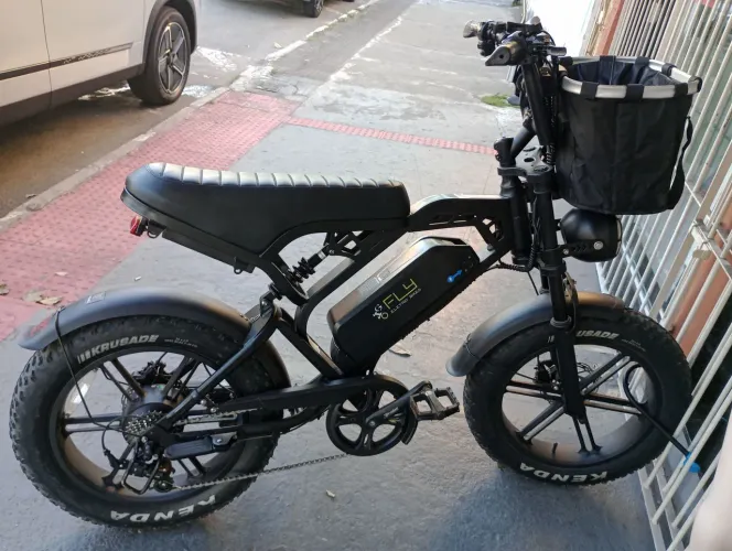 Bicicleta elétrica Fly V20 - Troca