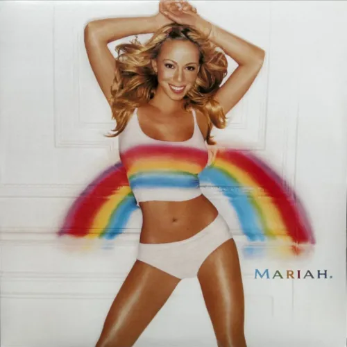 LP Disco de Vinil - Rainbow - Mariah Carey (dois discos pretos)