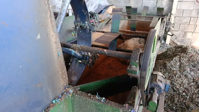 Batedor industrial para lavagem de plástico 
