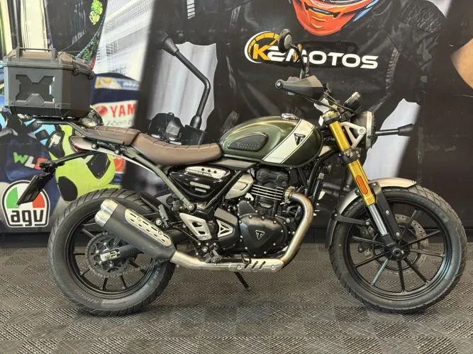 TRIUMPH SCRAMBLER 400 X 2025 * apenas 3010kms rodados