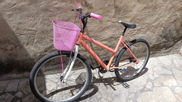 Bicicleta princesinha rosa