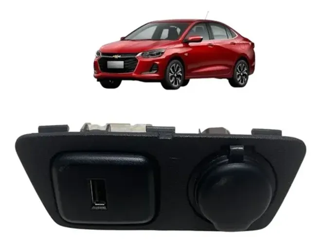 Moldura Tomada Usb/cinzeiro Gm Onix 2023 13536589