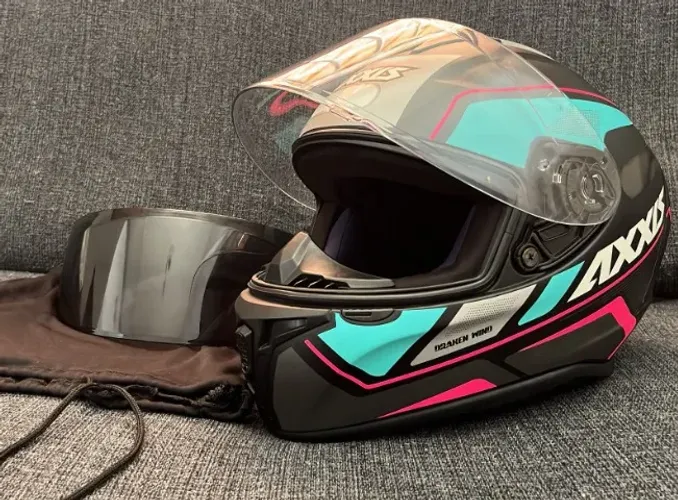 Capacete Axxis Draken Wind | 2 Viseiras + Capa