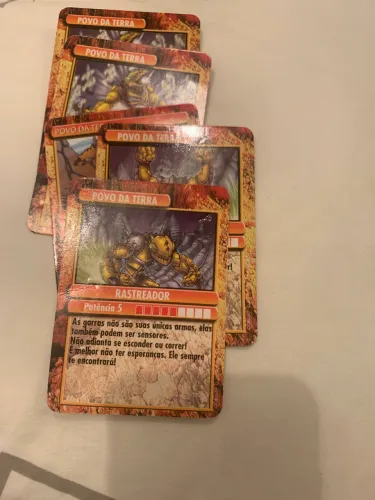 Kit cartas povo da Terra + 1 miniatura