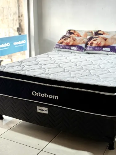 Cama box, colchão, baú, cabeceira. Entrega gratuita e imediata!