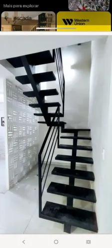 Fabrico escada de ferro sob medidas