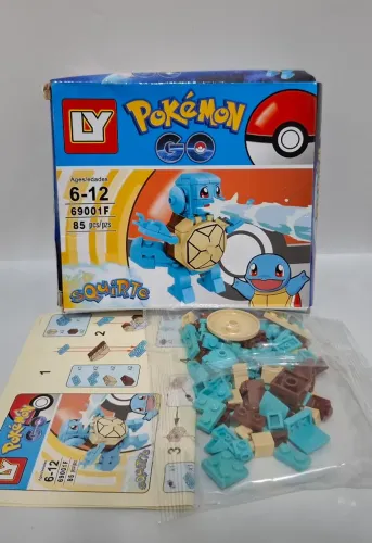 Pokemon Squirtle Miniatura Tipo Lego Bootleg Lacrada (Leia a descrição)